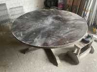 Stół drewniany okrągły 160 cm