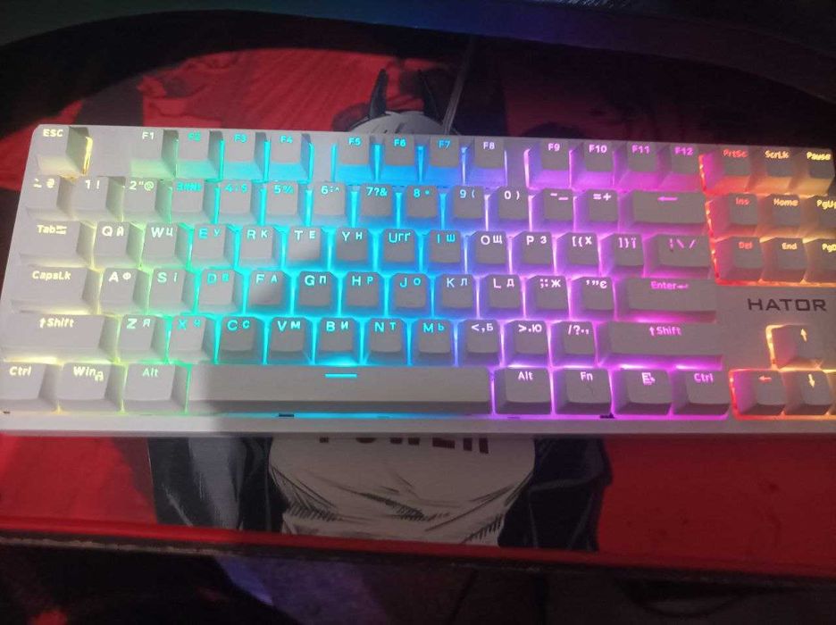 Набор Мышка Hator Pulsar 2 PRO+Клавиатура Rockfall mecha 2 TKL(дефект)