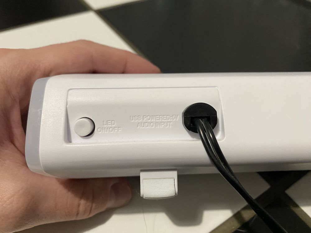 Колонка Bluetooth+3.5mm з сабвуфером та RGB підсвіткою
