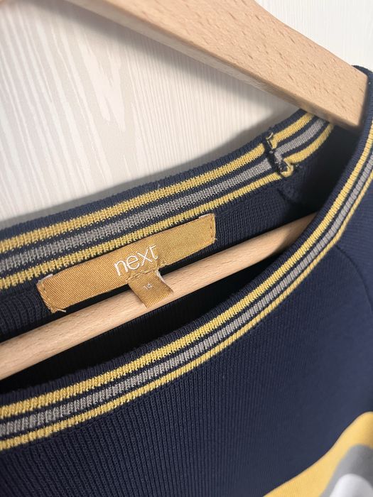 Sweterek granatowy Next, 42/XL, na wiosnę, na uczelnię, lata 90’