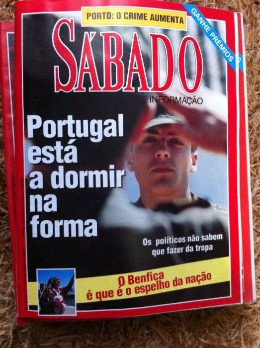 Revistas SÁBADO anos 1989 e 1992 - lote 2