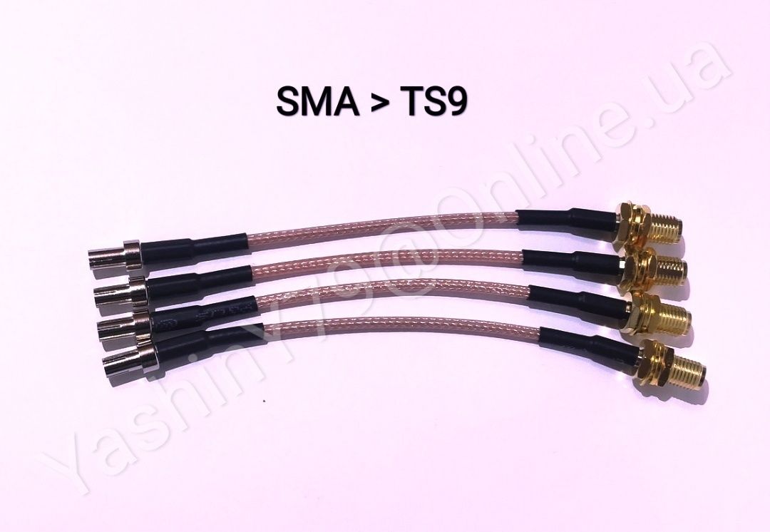 Пигтейлы переходники для 4G антенн модемов F/N/SMA/TS9/CRC9