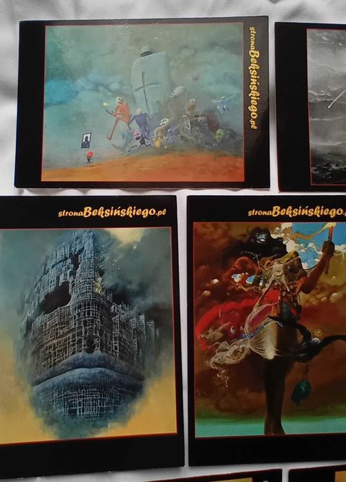 Zestaw 7 pocztówek Strona Beksińskiego.pl. Centrum Promocji Bieszczad.