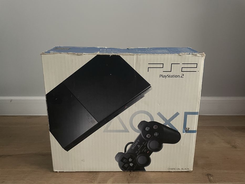 Ps 2 slim sprawne+orginalne pudelko+gra