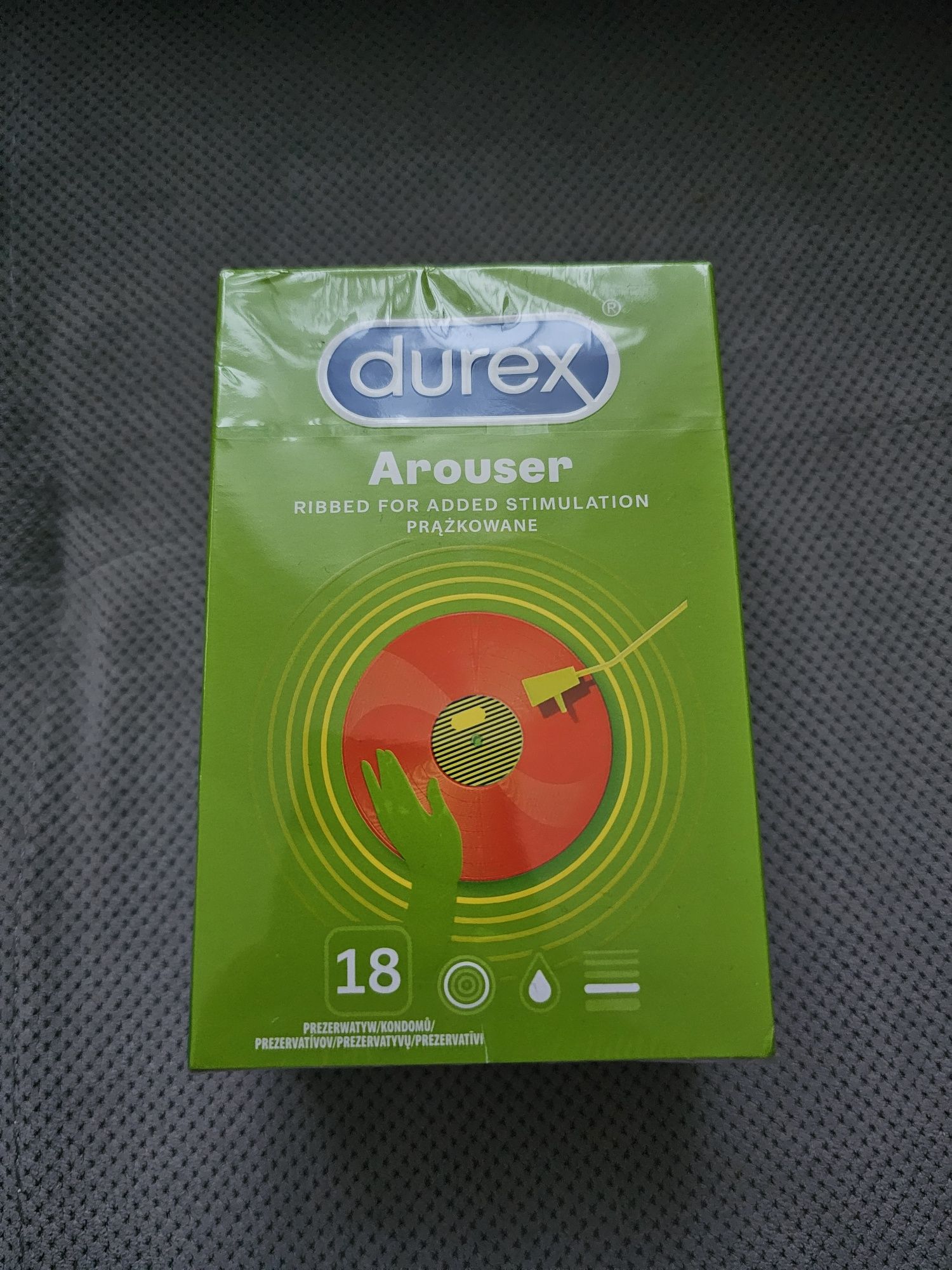 DUREX Arouser prezerwatywy, antykoncepcja opakowanie 18 sztuk / NOWE