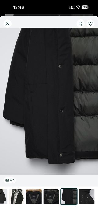 Парка куртка пухоик Zara 158/164