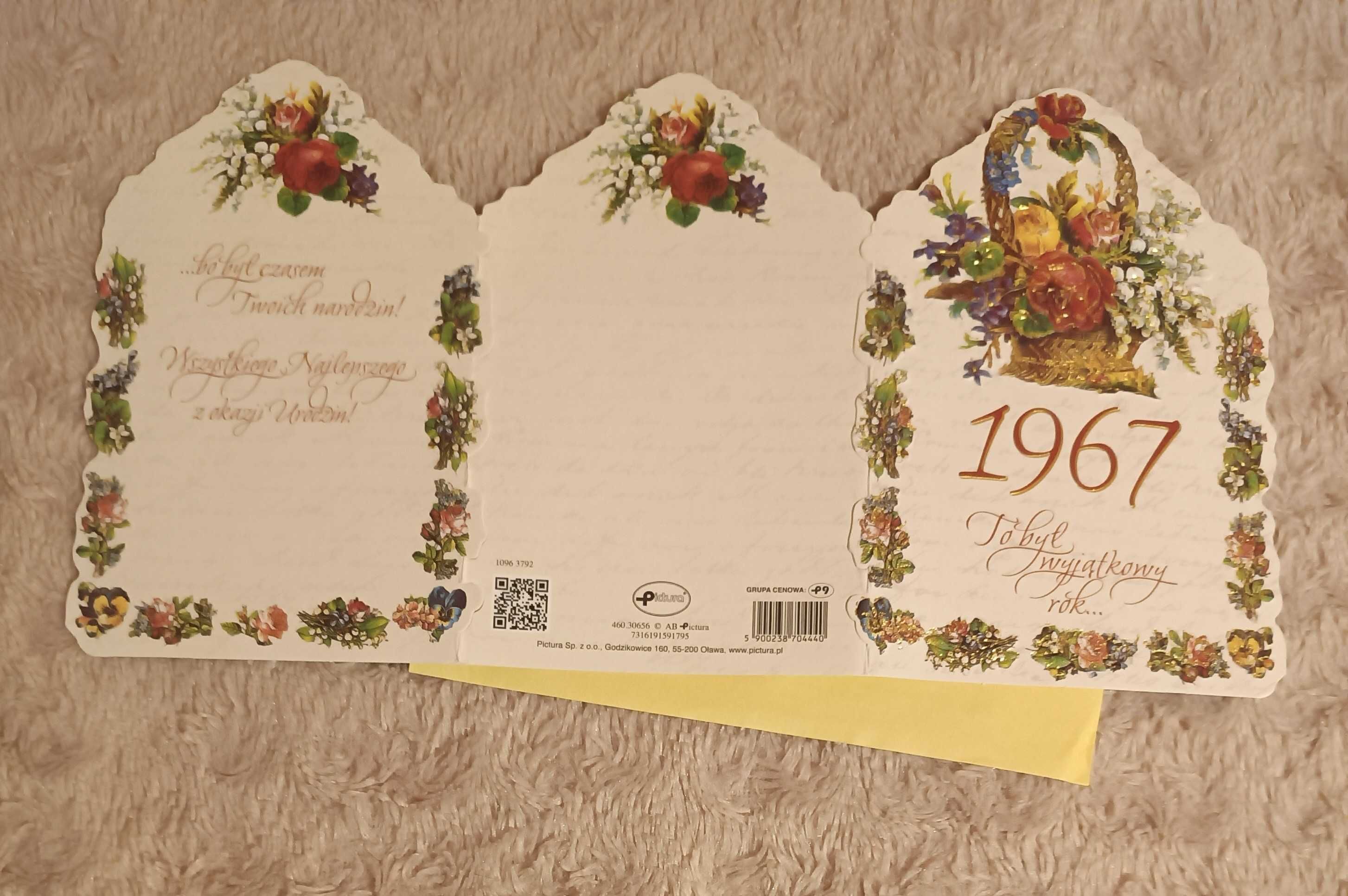 Nowa pocztówka - karnet dla urodzonych w 1967 roku