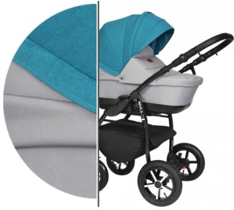 Baby Merc Коляска 2-в-1 Zipy Q ZQ/139B бирюзовый