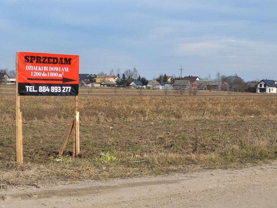 Działka budowlana 1150 m2 Biardy