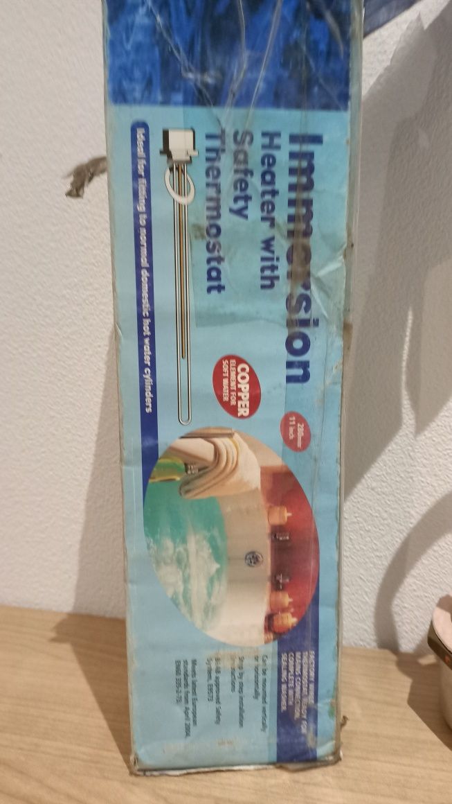 Grzałka basenowa 3kW bojlera pompy wody Tesla BEAB  z termostatem