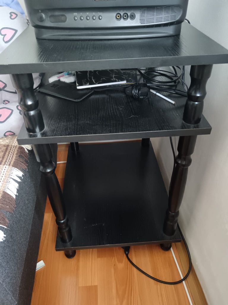 Dekoder i Telewizor z kineskopem Panasonic, stolik gratis