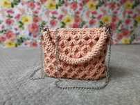 Torebka Mija. Nowa torebka wykonana ręcznie na szydełku, handmade