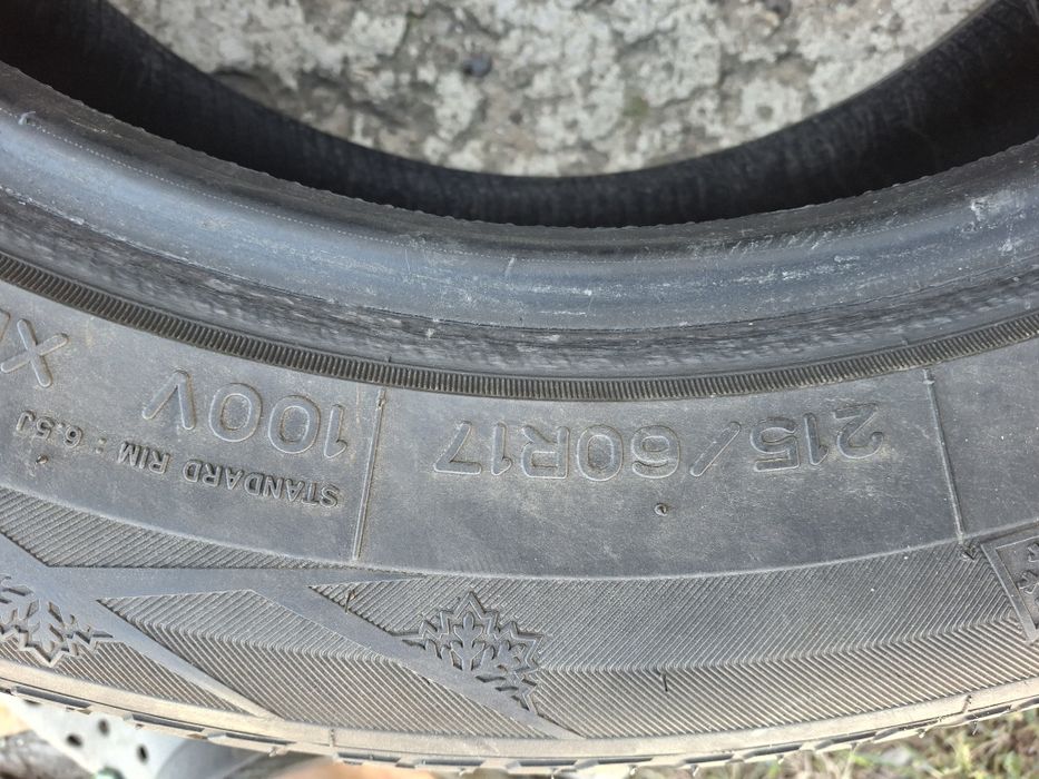 Шини 215 60 r17  пара