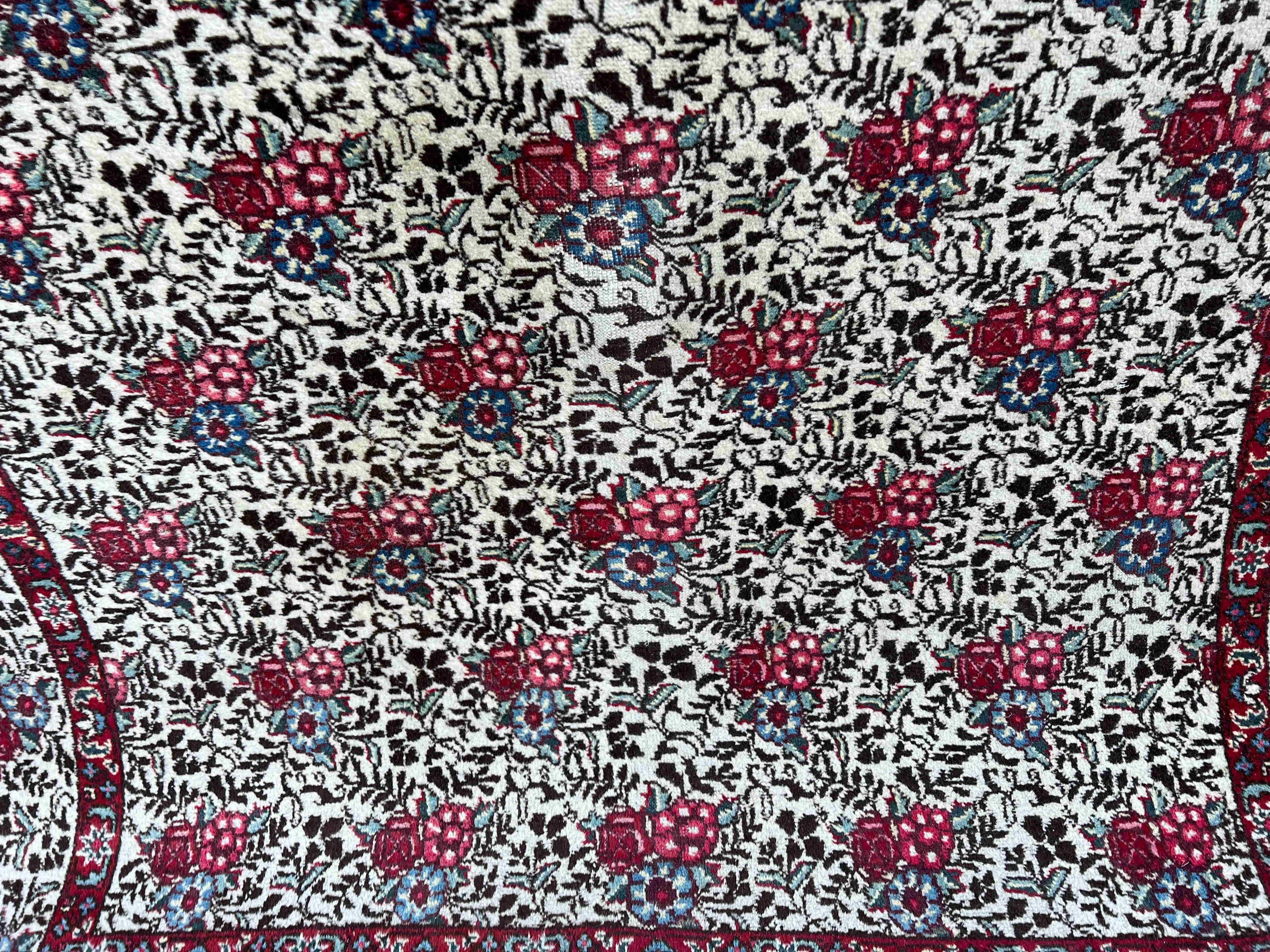 100 letni dywan perski wełniany vintage Iran  285x195 galeria 9 tys
