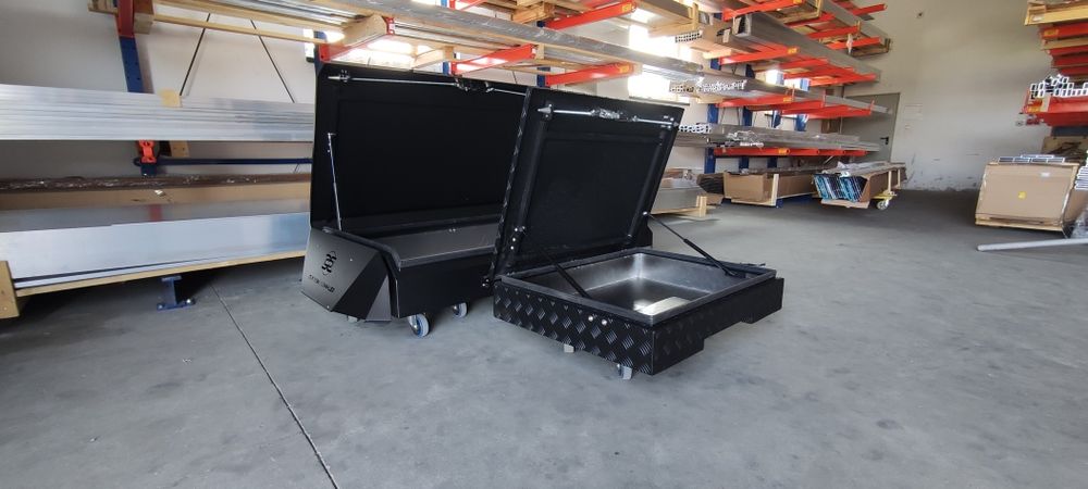 Skrzynia aluminiowa transportowa bagażnik dachowy box kamper van