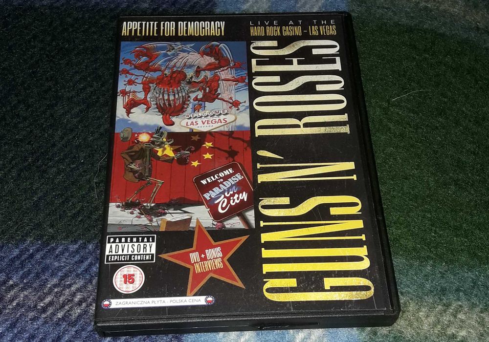 Guns n roses dvd koncert appetite for democracy