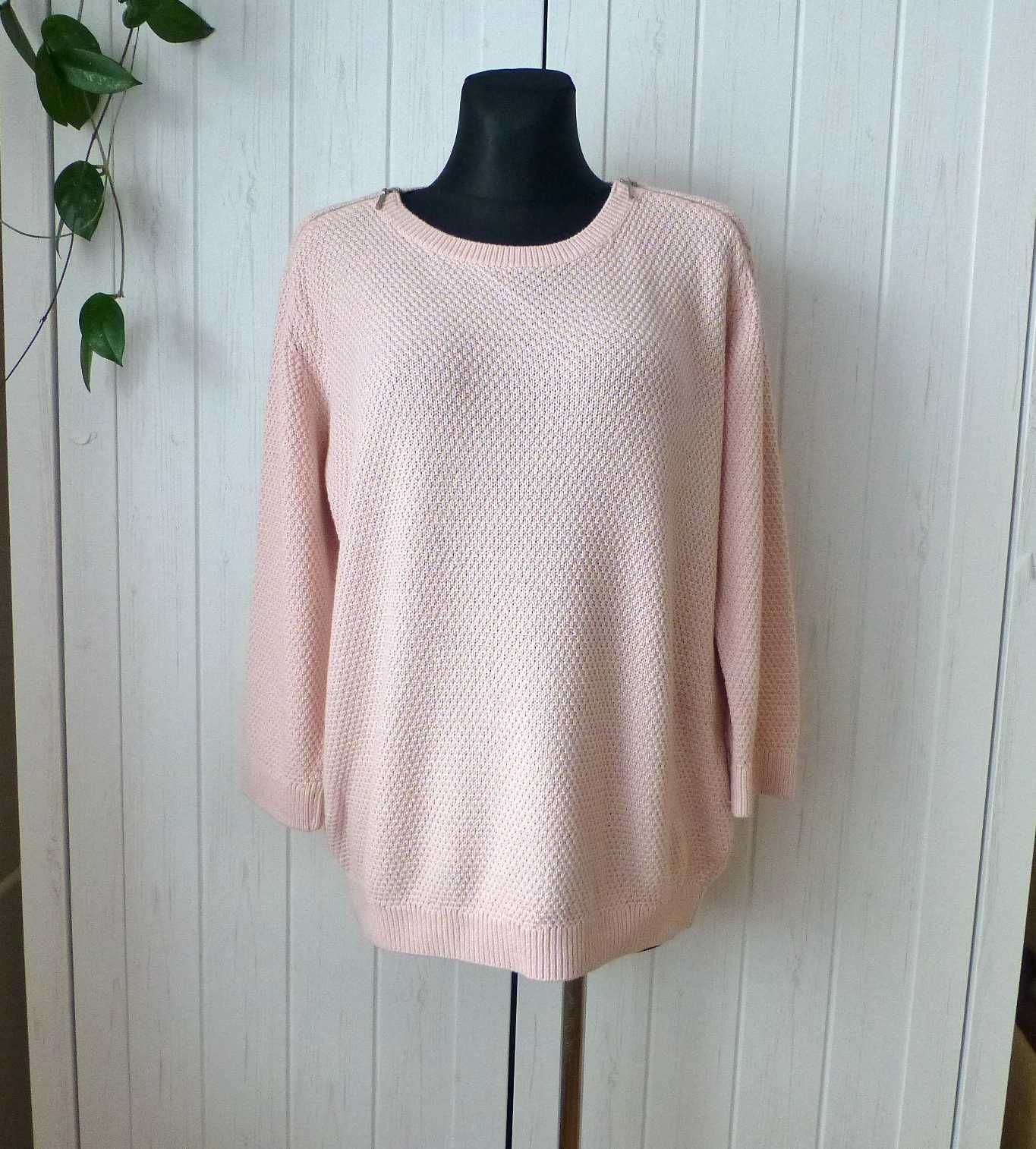 Wallis pastelowy damski sweter pasuje na 4XL