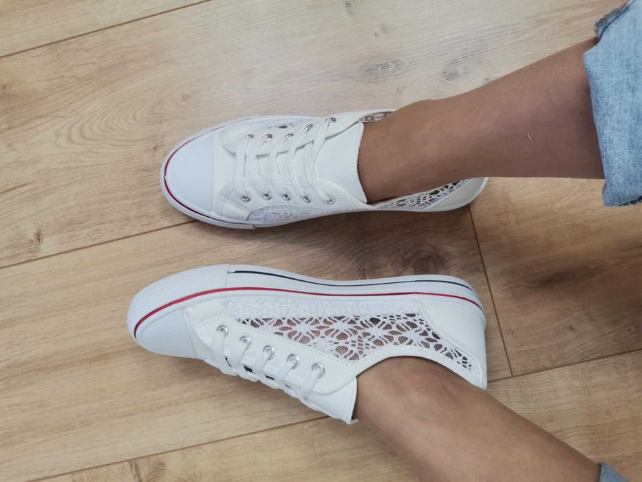 Super buty trampki tenisówki sneakersy koronka r. 36