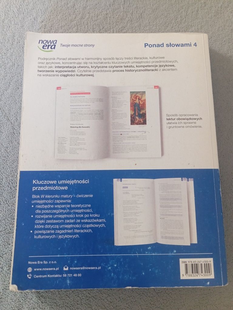 Ponad słowami 4 język polski zakres podstawowy i rozszerzony