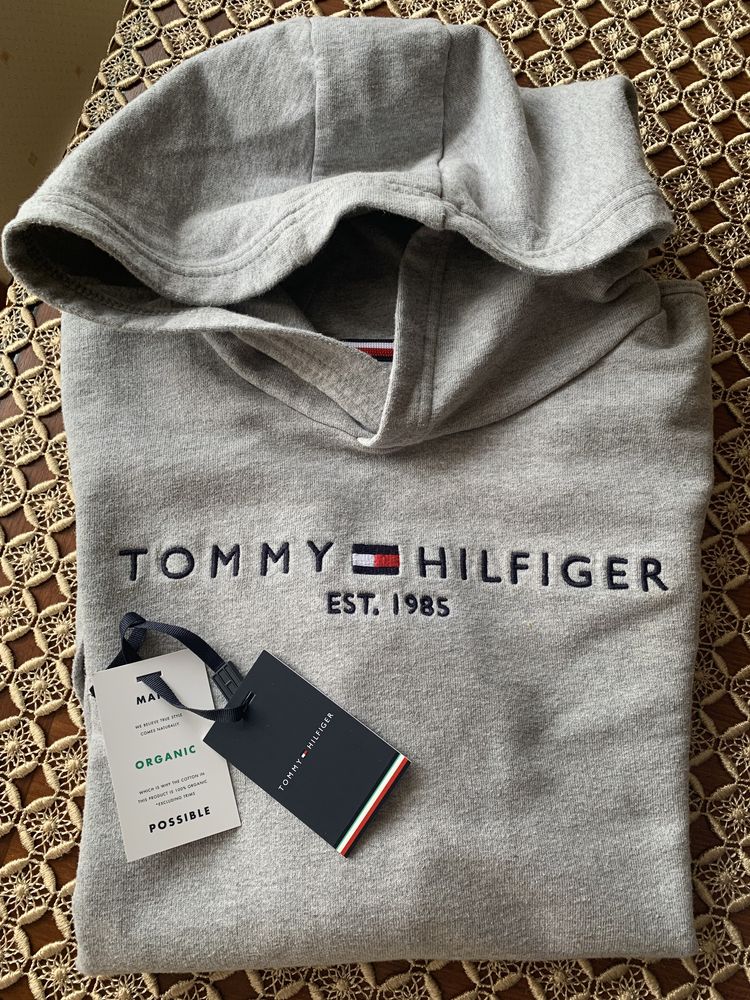 Bluza Tommy Hilfiger   roz. 164 szara