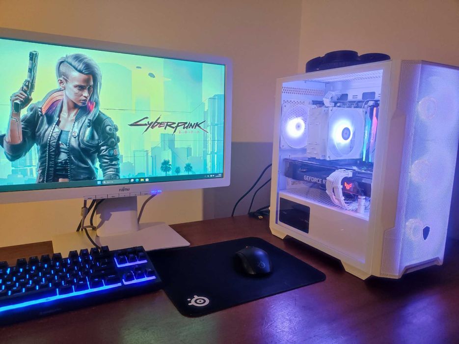PC Gaming Ryzen 7500F • RTX 3070 • 32GB 6800 • 1TB NVMe • ARGB Branco