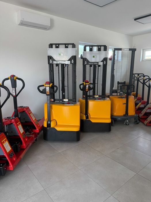 Wózek paletowy podnośnikowy elektryczny sztaplarka 1500kg 300cm NOWY