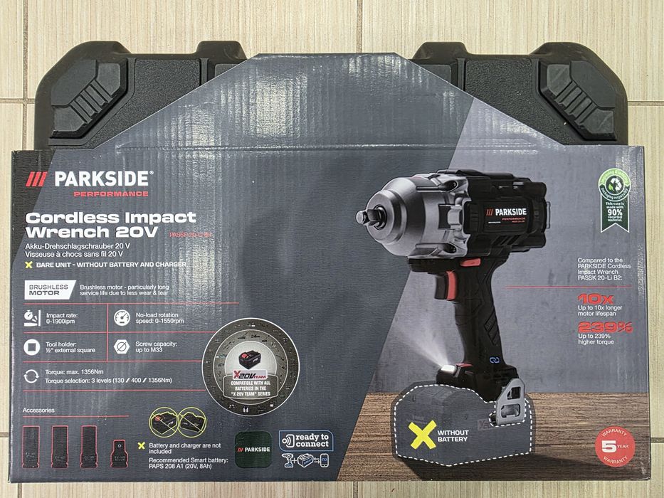 Klucz udarowy Parkside Performance NOWY