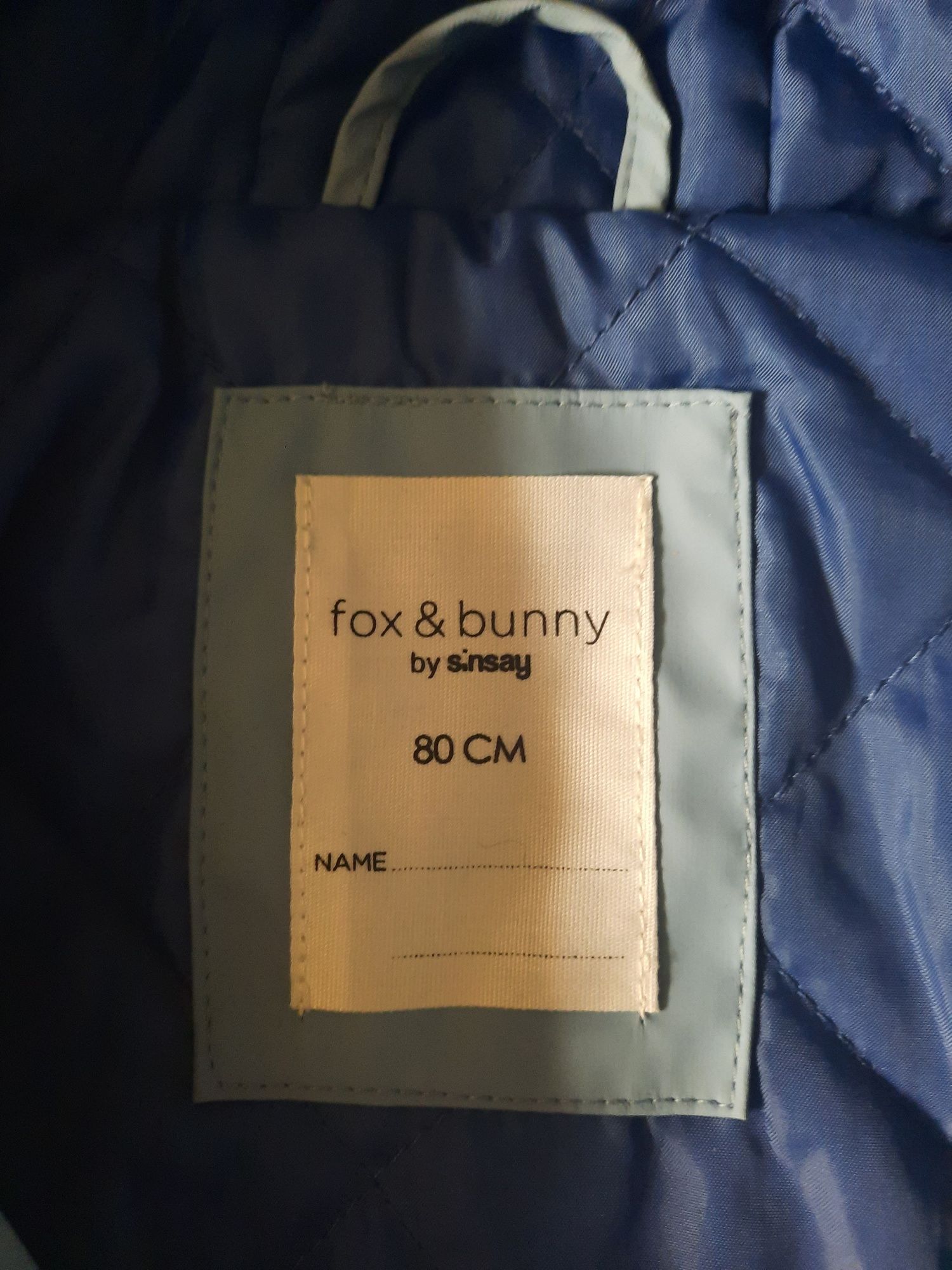 Kurteczka przeciwdeszczowa fox&bunny rozm 80