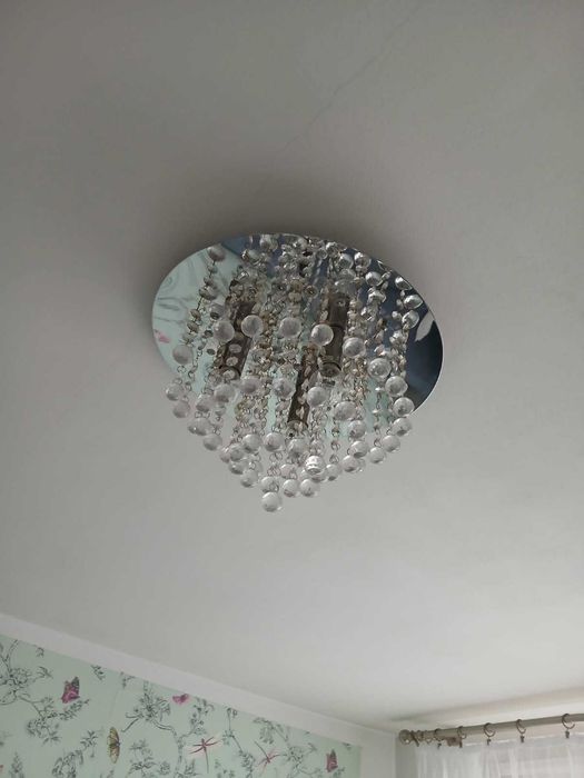Lampa sufitowa krysztalki glamour 30cm