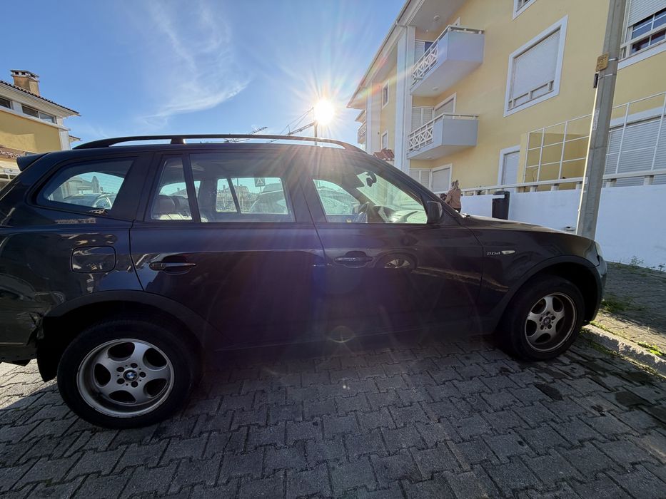 BWM X3 Azul, Estofos Pele Creme