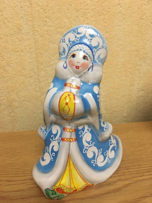 Майоліка , набір новорічних фігурок в подарунковій коробці