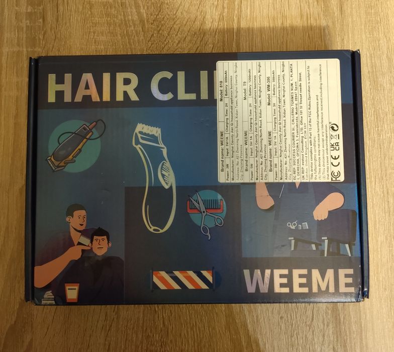 Zestaw maszynek do brody i włosów barberski