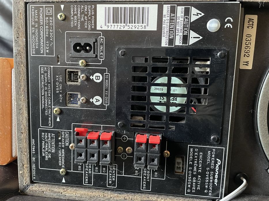 Zestaw kina domowego 5.1 Pioneer XV-DV55