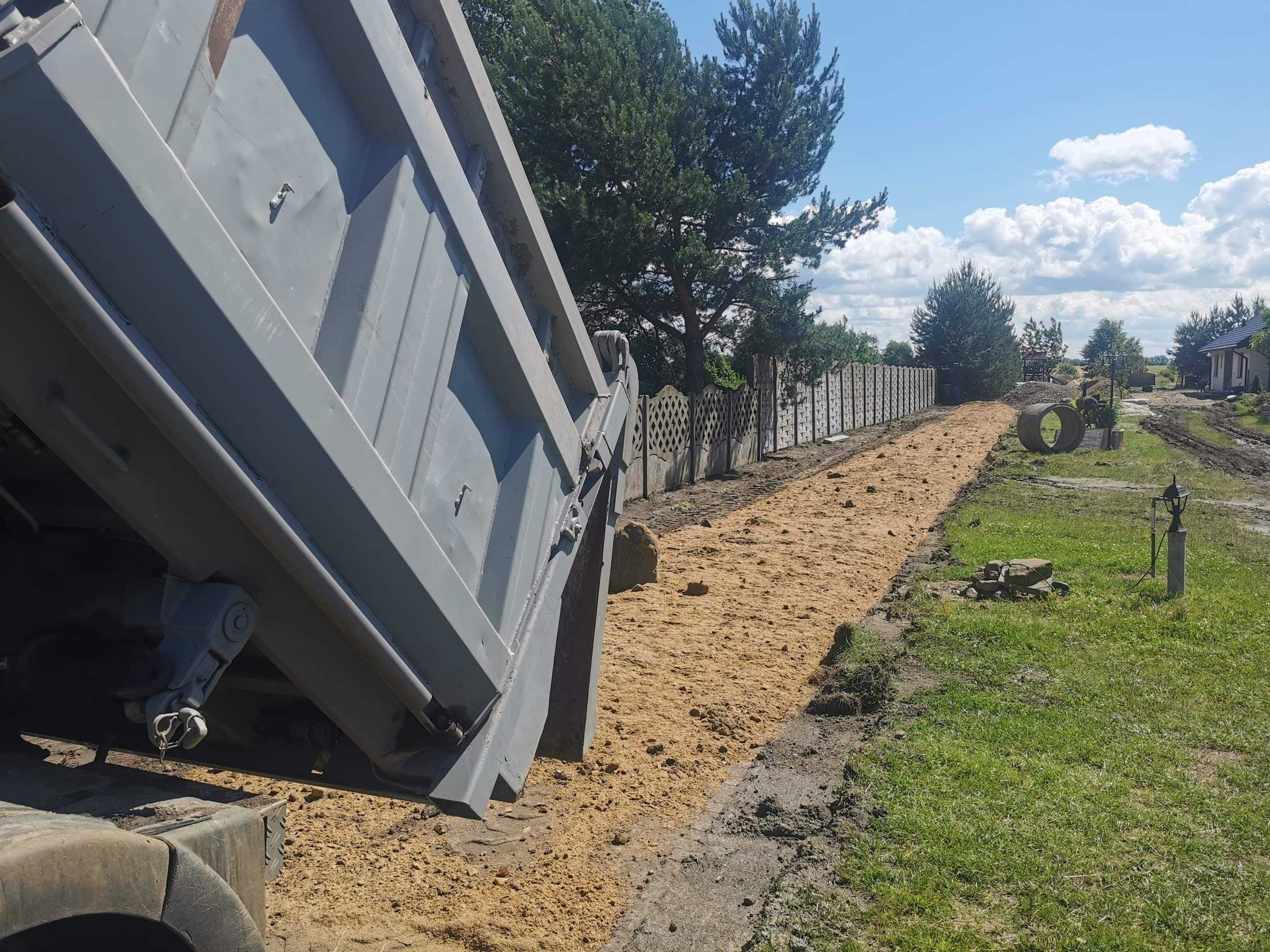 Kompleksowe roboty ziemne, utwardzenie terenu, drogi dojazdowe