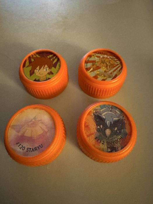 Nakretki pokemon vintage mirinda holograficzne