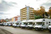 Vaga de estacionamento para autocaravana