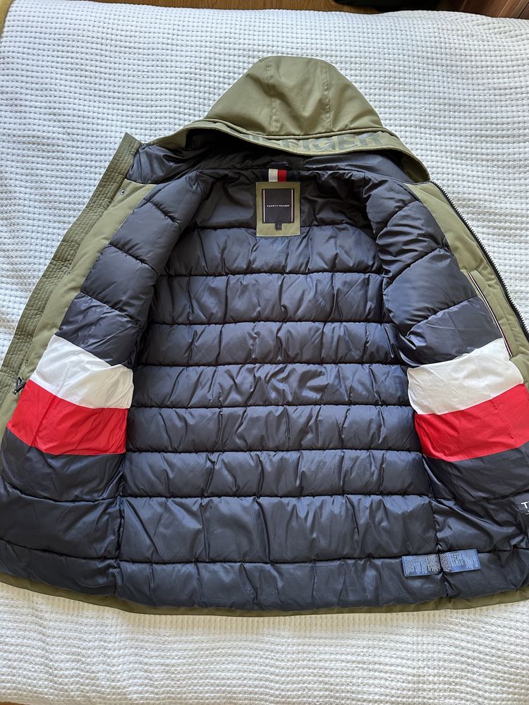 Kurtka zimowa Tommy Hilfiger Zielona super okazja