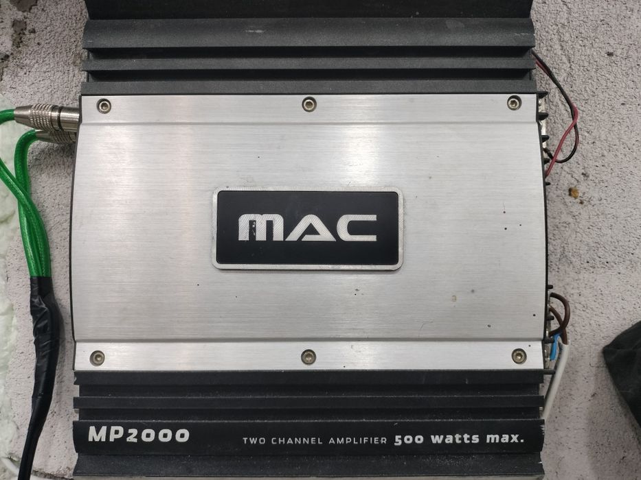 Двухкпнальний автомобільний підсилювач MAC MP2000