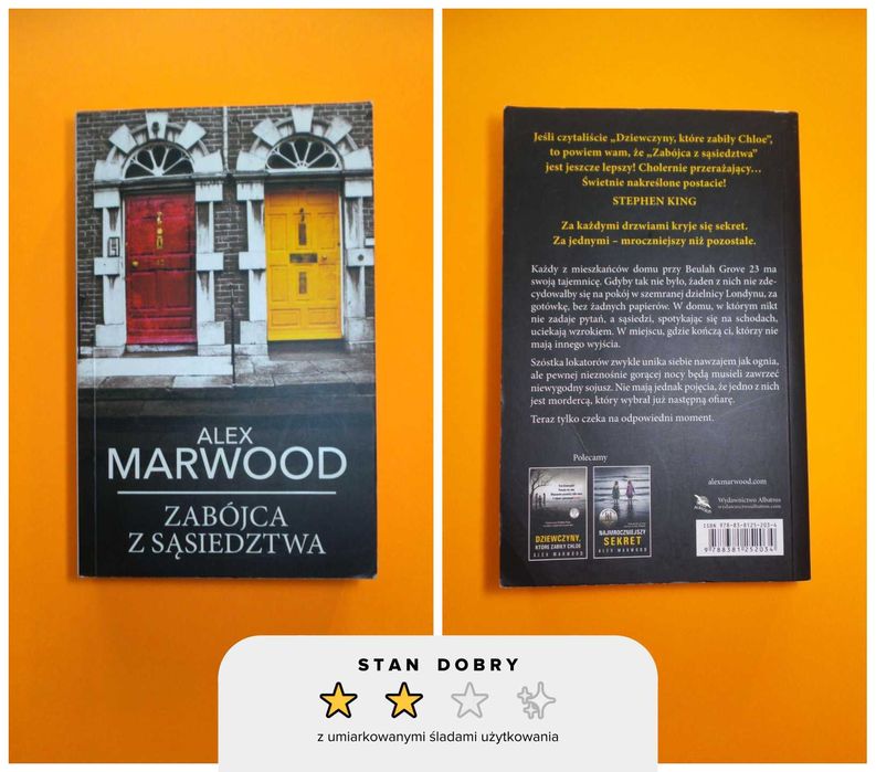 Alex Marwood — Zabójca z sąsiedztwa (stan dobry)