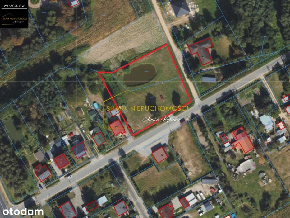 Klimatyczna działka z prywatnym stawem pod Rypinem