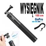 Wysięgnik, selfie-stick do kamer sportowych 155 cm