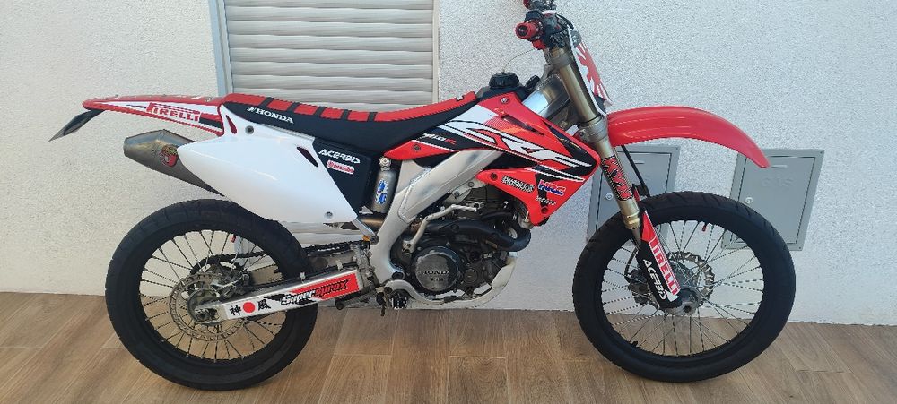 HONDA CRF450R Supermotard Matriculada