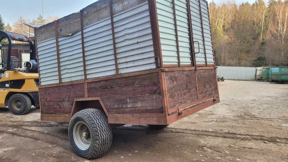 Przyczepa rolnicza  1-osiowa 4-5Ton