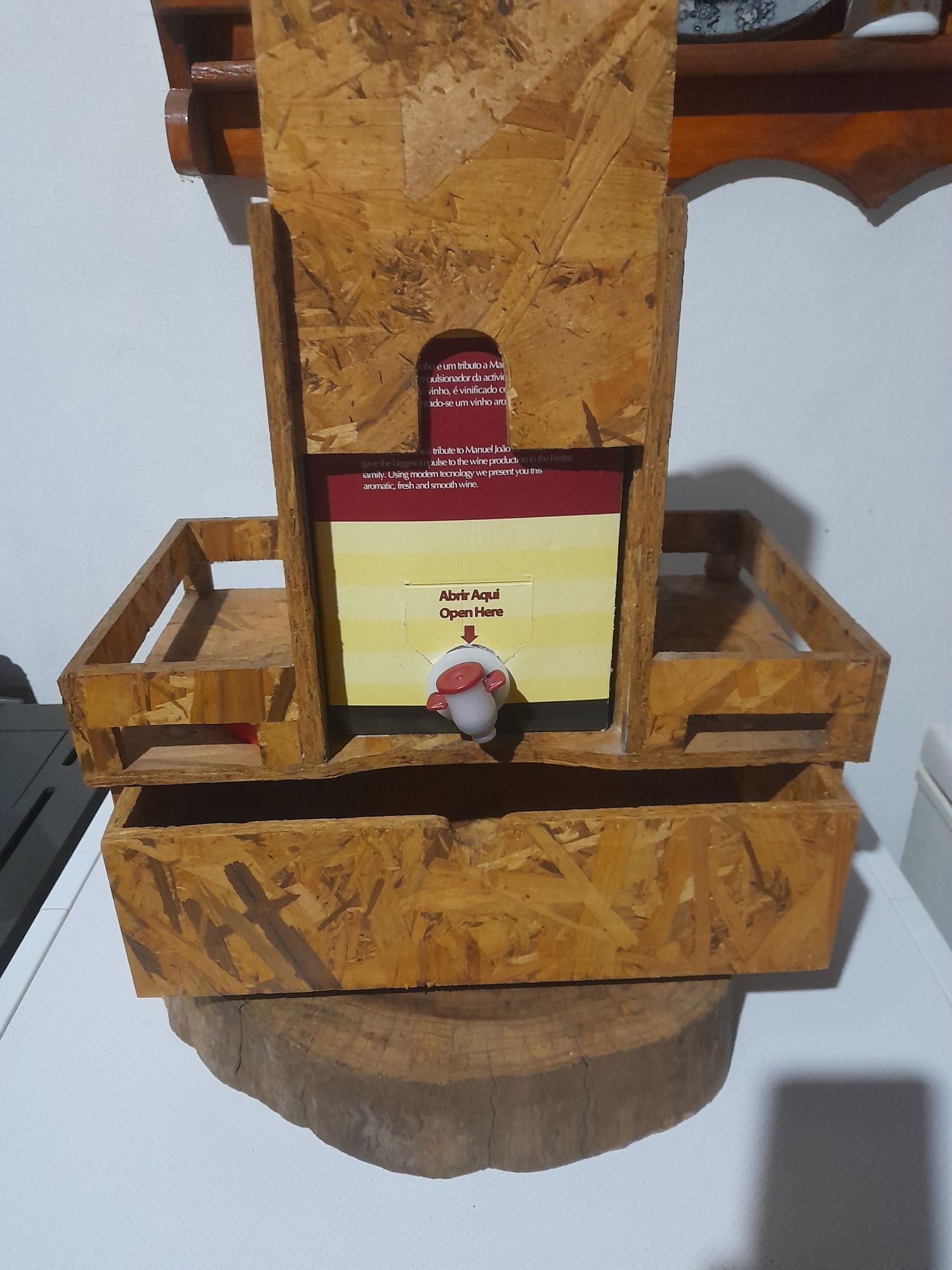 Caixa de arrumacao pra vinho