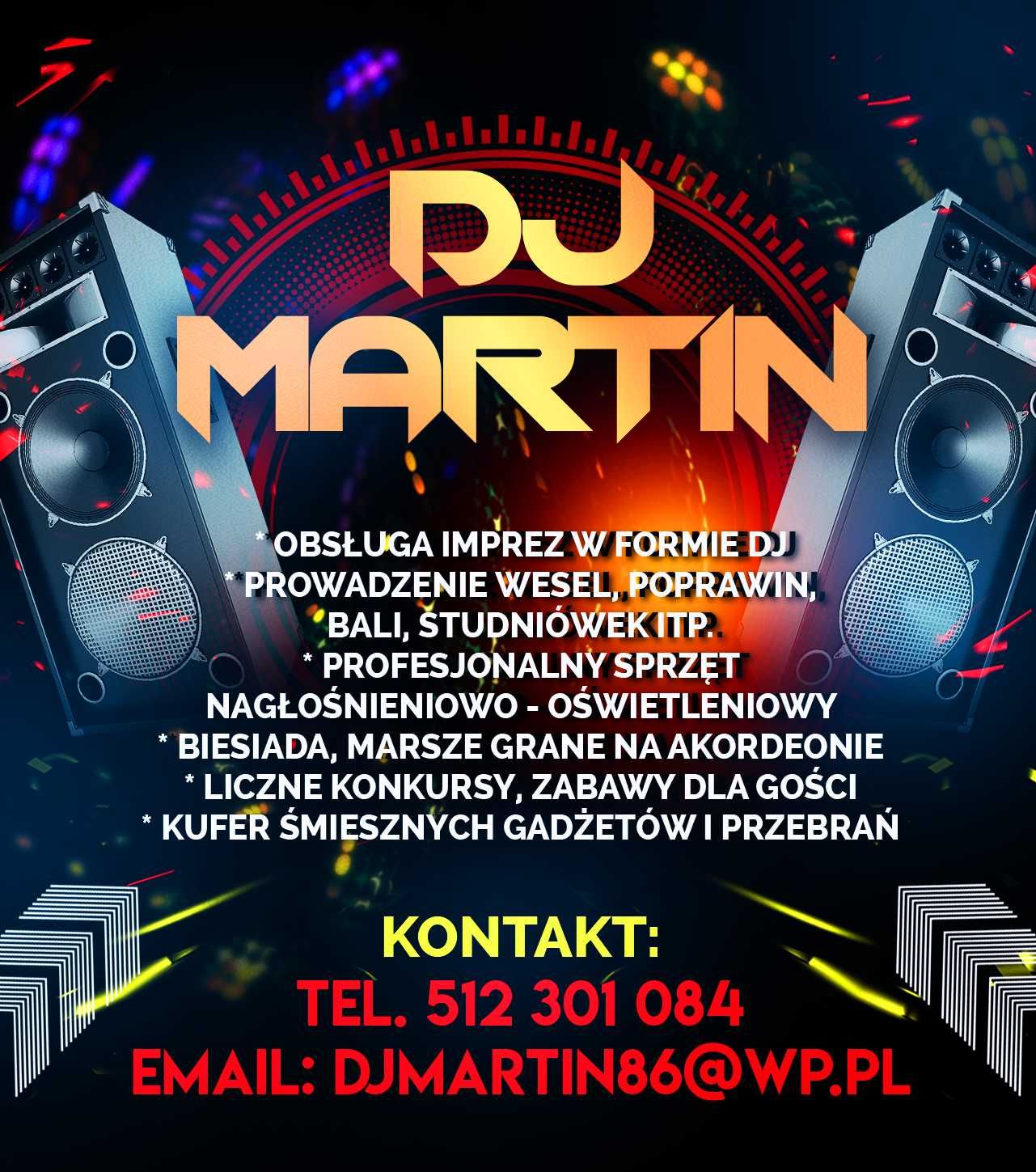 Dj Martin/Wodzirej/Akordeonista