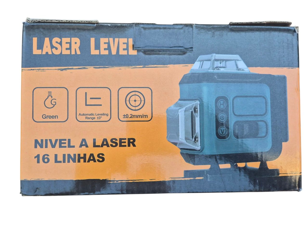 Laser krzyżowy zielony 16 lini 360°