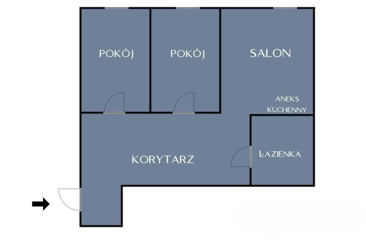 Mieszkanie, śródmieście, 2 pokoje, blisko Motławy, długoterminowo