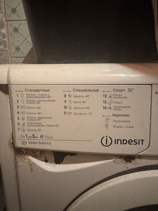 Пральна машина indesit