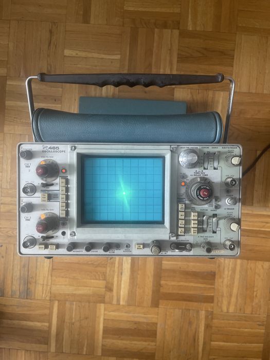 Legendarny Oscyloskop analogowy Tektronix 465 100MHz / 2CH vintage PRL