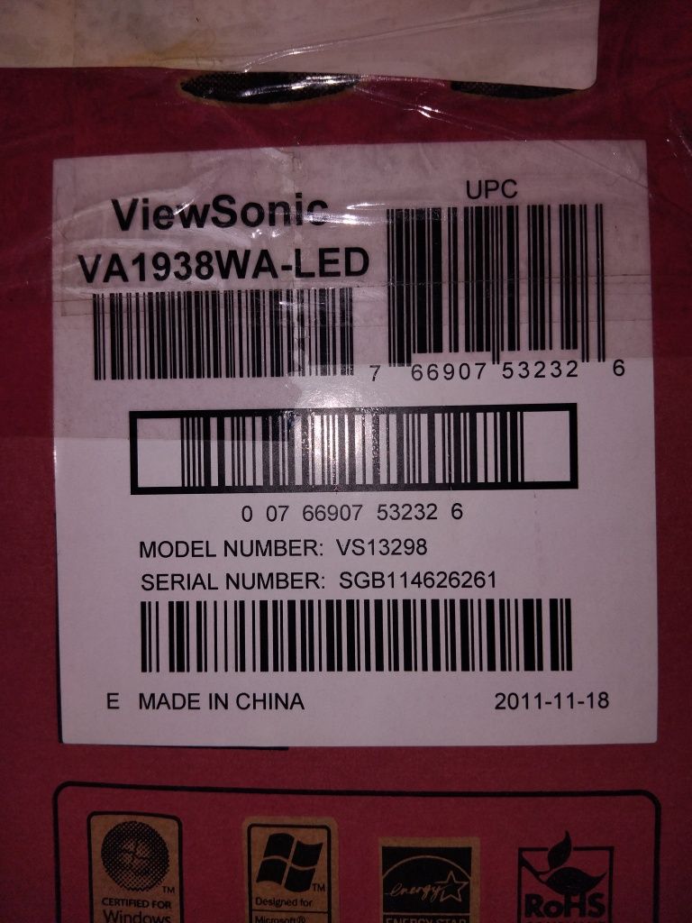 LED Монітор 19 View Sonic VA1938WA